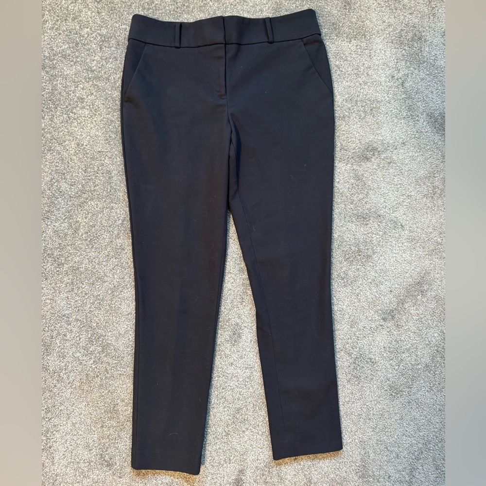 LOFT Black Skinny Ankle Trousers